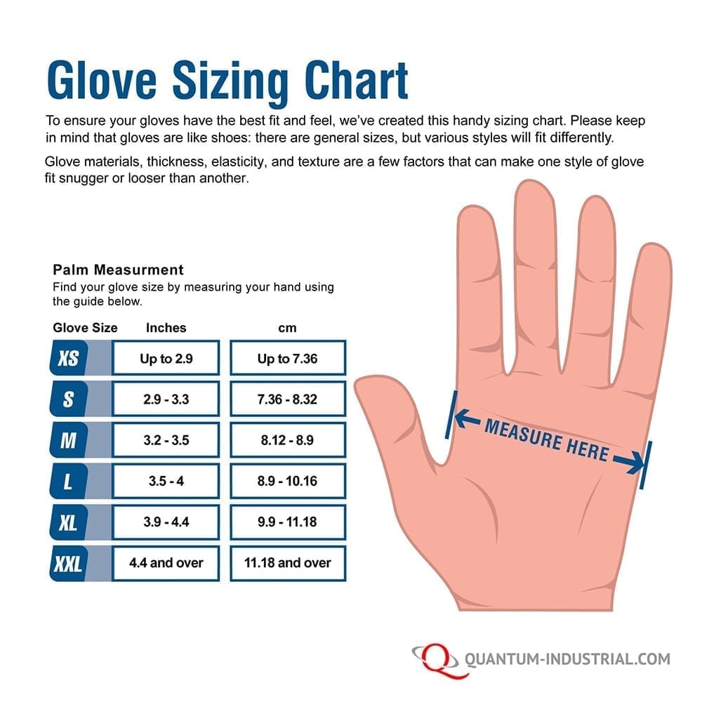 Quantum-industrial-Supply-Flint-MI-Glove-Sizing-Chart